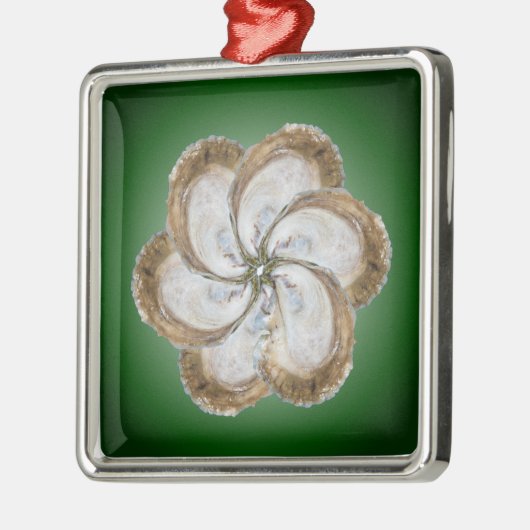 Oyster Flower Ornament - Design C (Links)