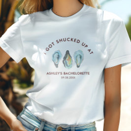 Oyster Kust Zeekust Bruidsmeisjesfeest T-shirt