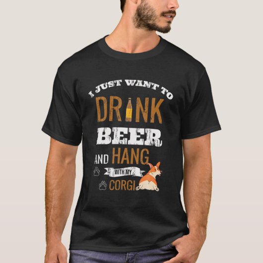 Oyster Lovers Oysters and Beer Daarom ben ik hier T-shirt (Voorkant)