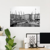 Oyster Luggers Poster (Thuiskantoor)