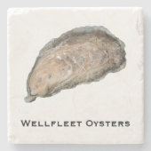 Oyster Marble Onderzetter - Design D (Voorkant)