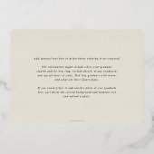 Oyster MD Caduceus Afstuderen Foto aankondiging (Achterkant)