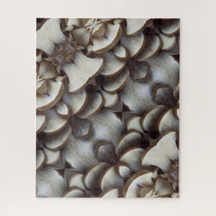 Oyster Mushroom Fun House Mirror Style Legpuzzel