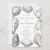 Oyster Party-uitnodiging Kaart (Voorkant)