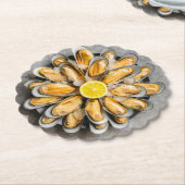 Oyster Platter Kartonnen Onderzetters (Gekanteld)