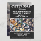Oyster Roast Couples Douche Invitation (Devant / Derrière)