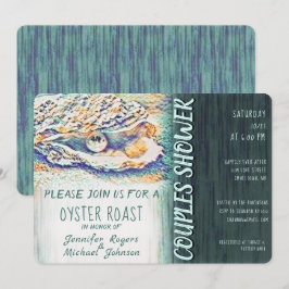 Oyster Roast Couples Shower in Ocean Colors Kaart