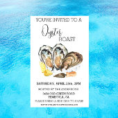 Oyster Roast Invitation Aquarelle Cookout