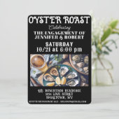 Oyster Roast Invitation Kaart (Staand voorkant)