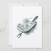 Oyster Roast Invitation Sjabloon Kaart (Achterkant)