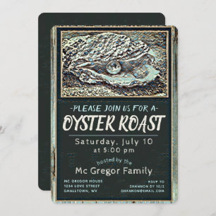 Oyster Roast Tan en Blue All Purpose Kaart