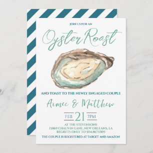 Oyster Roast Verloving Kaart