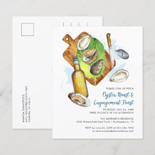 Oyster Roast Verloving Seafood Party Invitation