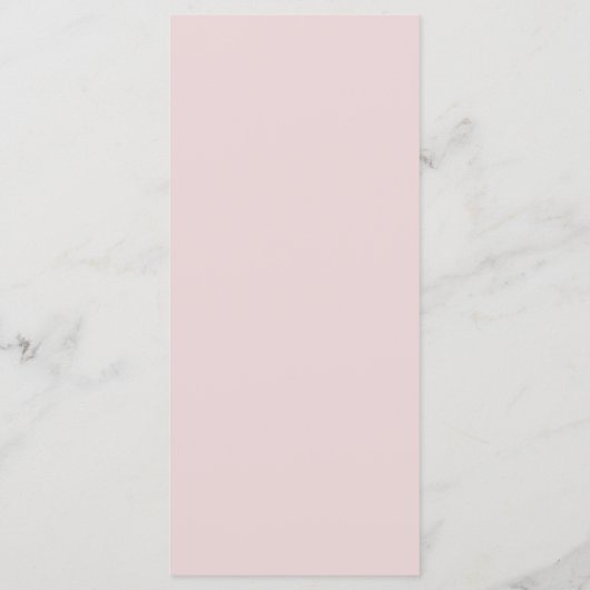 Oyster Roze & Goud Modern Minimal Wedding Menu (Achterkant)