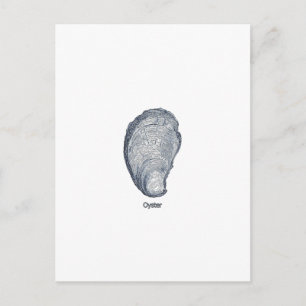 Oyster Shell Logo Briefkaart