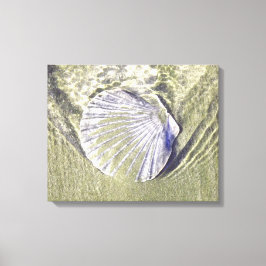 Oyster Shell Underwater Canvas Afdruk