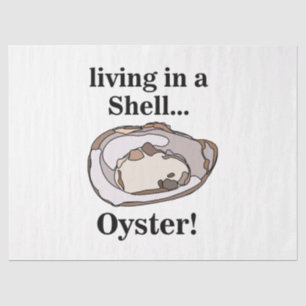 Oyster Shellfish Funny Tissuepapier