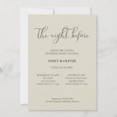 Oyster Shells bruiloft repetitie uitnodiging (Voorkant)