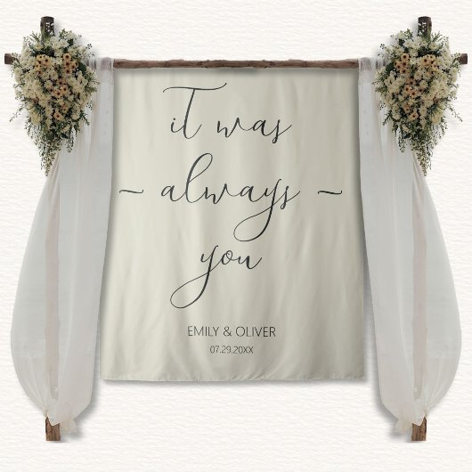 Oyster Shells Mariage Bannière Tapisserie