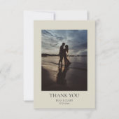 Oyster Shells Wedding Dank u kaarten (Voorkant)