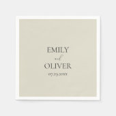 Oyster Shells Wedding Servet (Voorkant)