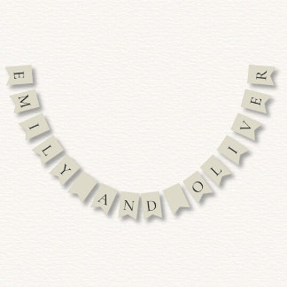 Oyster Shells Wedding Vlaggetjes