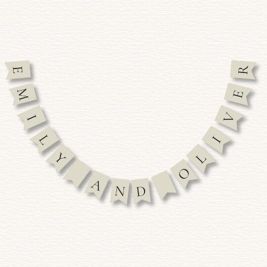 Oyster Shells Wedding Vlaggetjes