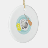 Oyster Shucking Keramisch Ornament (Rechts)