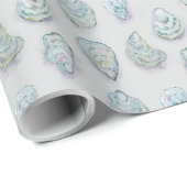 Oyster Waterverf wrapping papier (Rol Hoek)