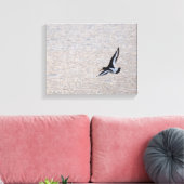 Oystercatcher op de Wing Canvas Afdruk (Insitu (Woonkamer))