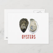 OYSTERS BRIEFKAART (Voorkant / Achterkant)