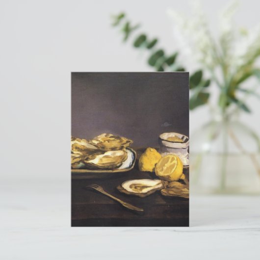 Oysters - Édouard Manet Briefkaart (Staand voorkant)