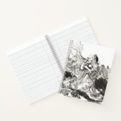  Oz Art Nouveau Goddess "Polychrome" Notitieboek (Binnen)