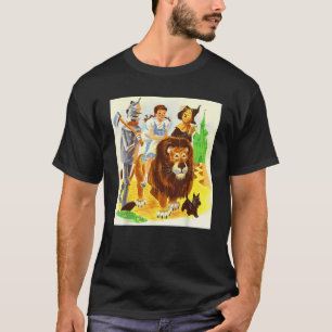 OZ Dorothy Toto Vogelverschrikker Laffe Leeuw Blik T-shirt