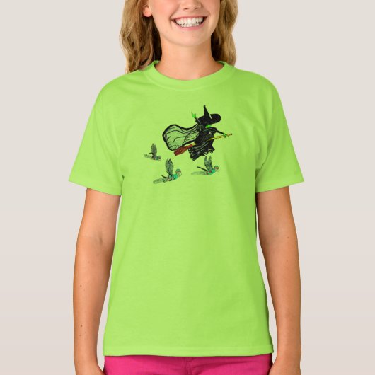 OZ FLYING WICKED WITCH T-Shirt (Voorkant)