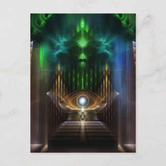 Oz Fractal Art overwegen Briefkaart