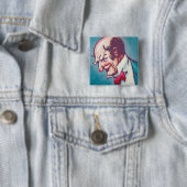 Oz Pinback - De wizard Vierkante Button 5,1 Cm (In situ)