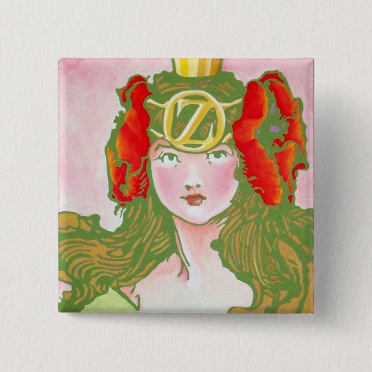 Oz Pinback - Ozma Vierkante Button 5,1 Cm (Voorkant)