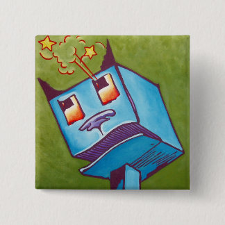 Oz Pinback - The Woozy Vierkante Button 5,1 Cm