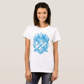 OZ Royalty-monogram met Tin Woodman T-shirt (Voorkant volledig)