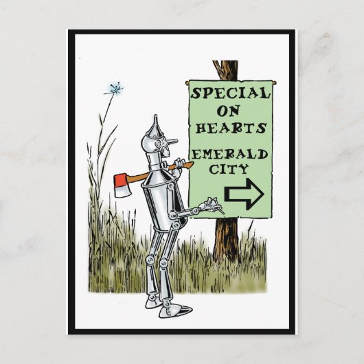 Oz - Tin-Man Briefkaart (Voorkant)