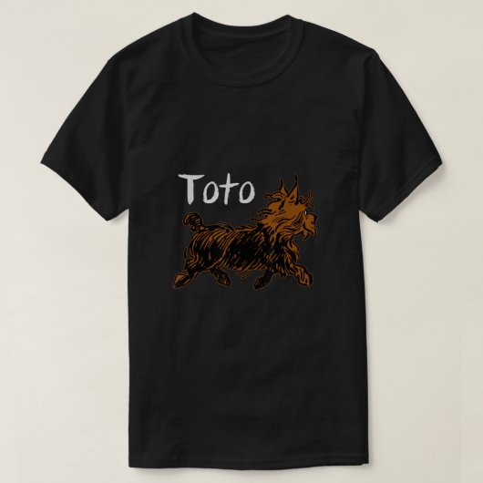 Oz Toto the Dog Shirt Art Toto Wizard of O (Design voorkant)