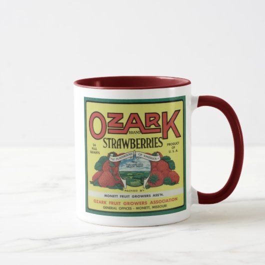 Ozark aardbeien mok (Rechts)