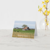 Ozark Ancienne Ferme De Pensée De Vous Carte (Fleur jaune)