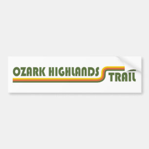 Ozark Highlands Trail Arkansas Bumpersticker
