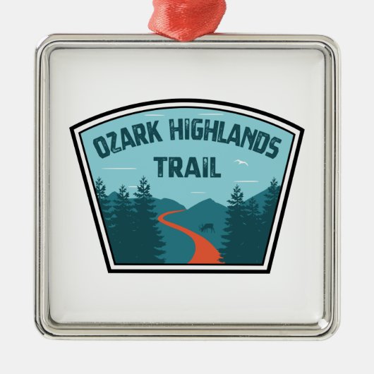 Ozark Highlands Trail Metalen Ornament (Voorkant)