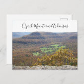 Ozark Mountains Arkansas Travel Herfst Trees Briefkaart (Voorkant / Achterkant)