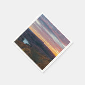 Ozark Mountains Autumn Sunset Paper Napkin Servet (Hoek)