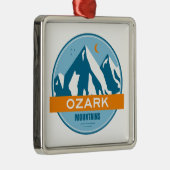 Ozark Mountains Metalen Ornament (Rechts)