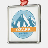 Ozark Mountains Metalen Ornament (Links)